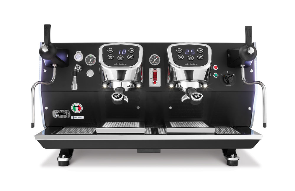 Aviator 5 Keys Electronic Espresso Machine Front