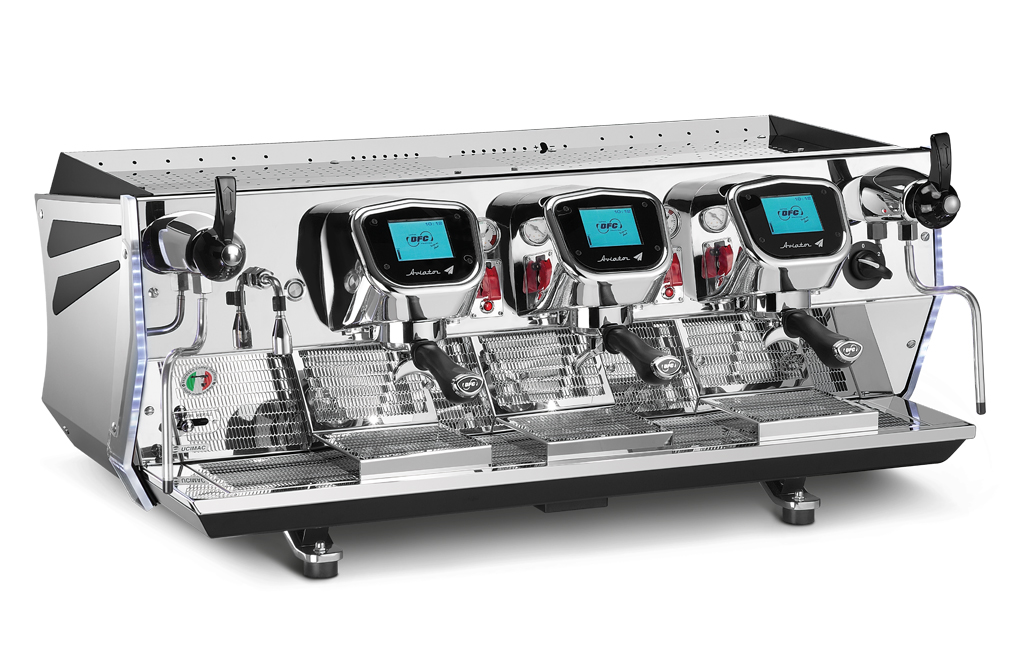 Aviator 3 Group Electronic Espresso Machine Front