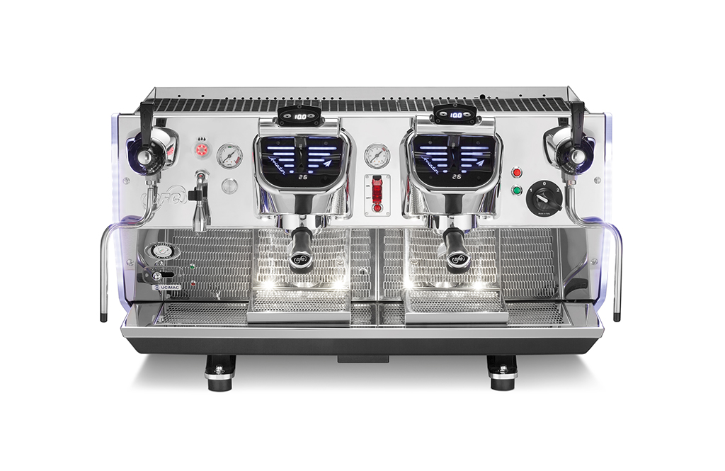 Aviator T Bar 2 Group Espresso Machine Front